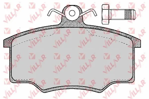 Brake Pad Set, disc brake (626.0187)