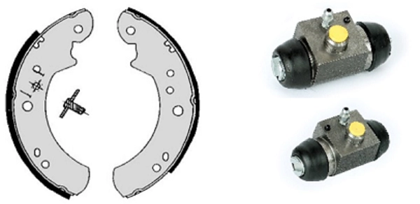 Brake Shoe Set (608.8353)