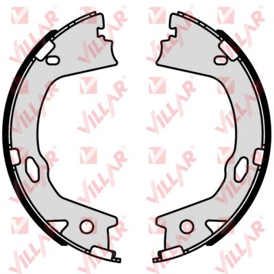 Brake Shoe Set, parking brake (629.C202)