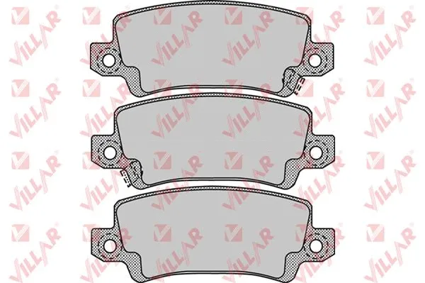 Brake Pad Set, disc brake (626.1068)