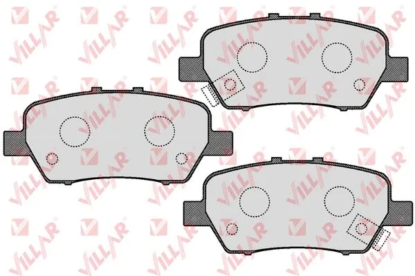 Brake Pad Set, disc brake (626.1692)