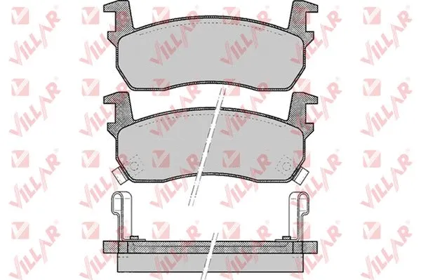 Brake Pad Set, disc brake (626.0516)