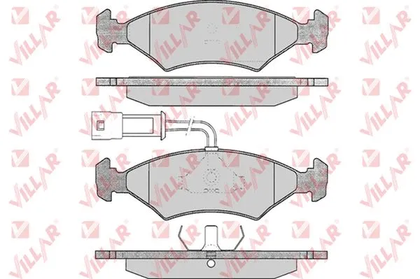 Brake Pad Set, disc brake (626.0242)