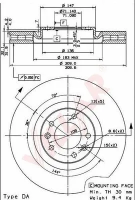 Brake Disc (628.1147)