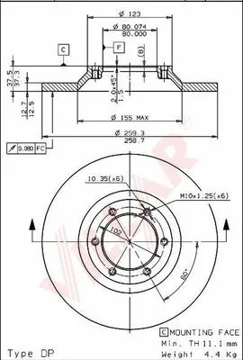 Brake Disc (628.1853)