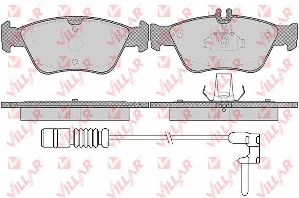 Brake Pad Set, disc brake (626.0409A)