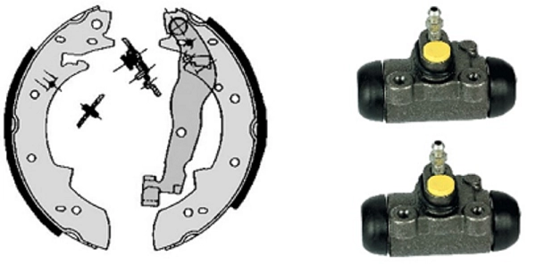 Brake Shoe Set (608.7893)