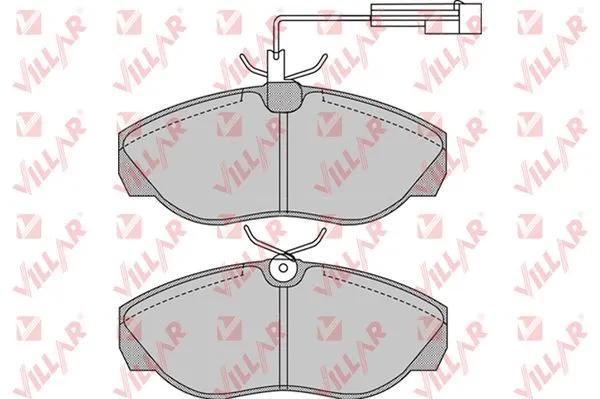 Brake Pad Set, disc brake (626.0964)