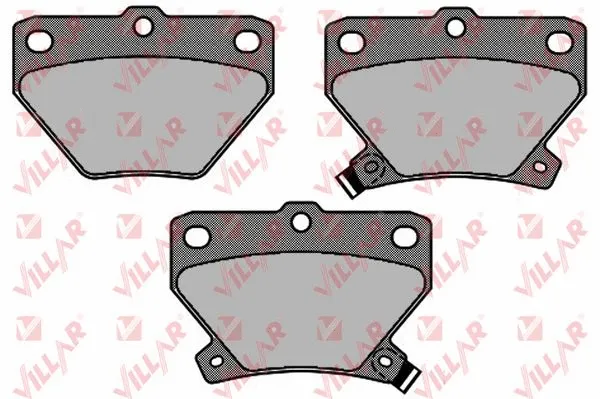 Brake Pad Set, disc brake (626.0836)