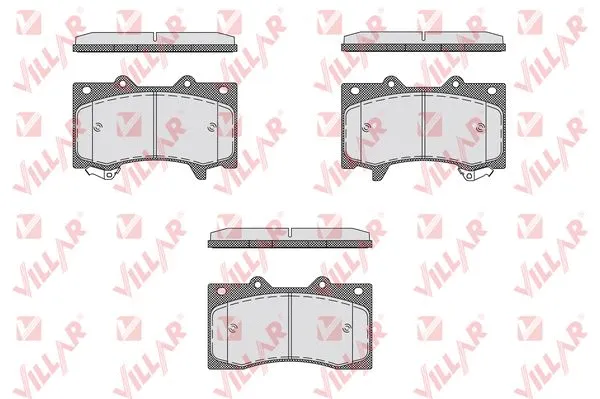 Brake Pad Set, disc brake (626.1797)