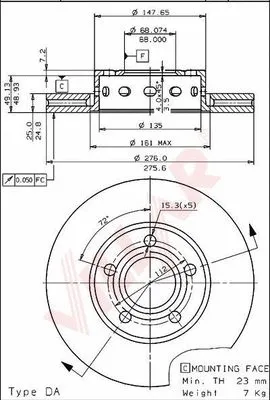 Brake Disc (628.1693)