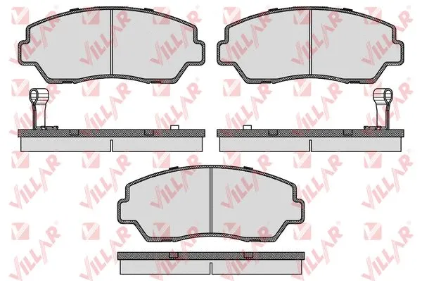 Brake Pad Set, disc brake (626.0040)