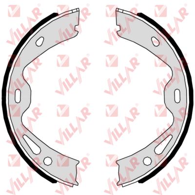 Brake Shoe Set, parking brake (629.C204)