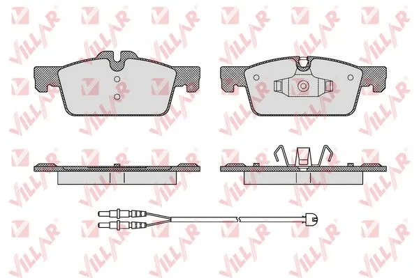 Brake Pad Set, disc brake (626.1626A)
