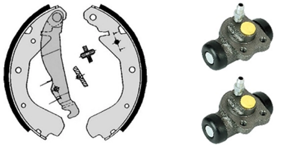 Brake Shoe Set (608.8310)