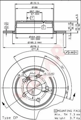 Brake Disc (628.1200)