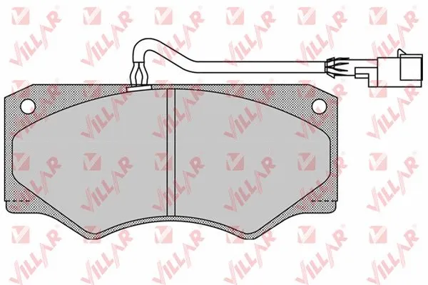 Brake Pad Set, disc brake (626.0962)