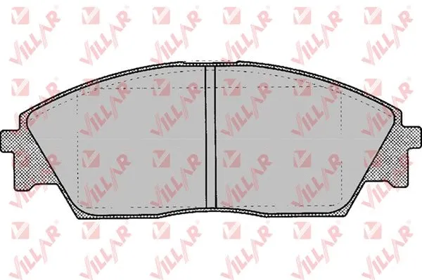 Brake Pad Set, disc brake (626.0082)