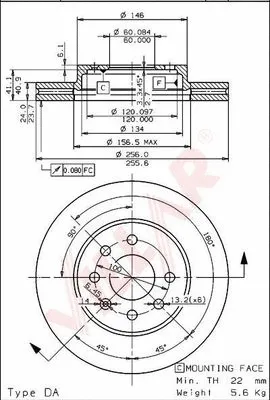 Brake Disc (628.1136)