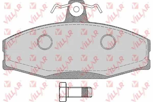 Brake Pad Set, disc brake (626.0651)