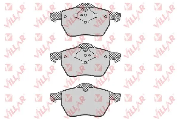 Brake Pad Set, disc brake (626.0772)