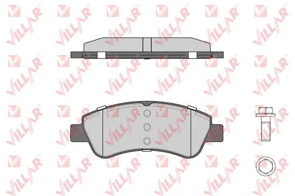 Brake Pad Set, disc brake (626.0802)