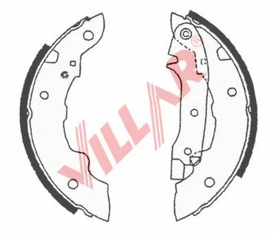 Brake Shoe Set (629.0515)
