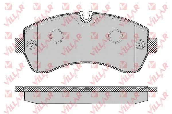 Brake Pad Set, disc brake (626.1295)