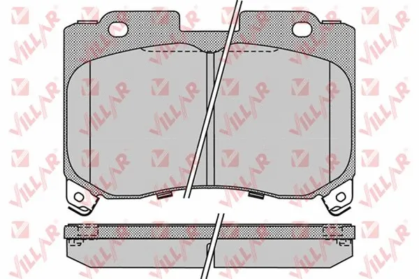 Brake Pad Set, disc brake (626.1023)