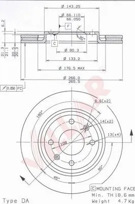 Brake Disc (628.0249)