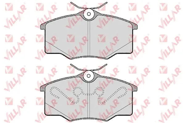 Brake Pad Set, disc brake (626.0762)