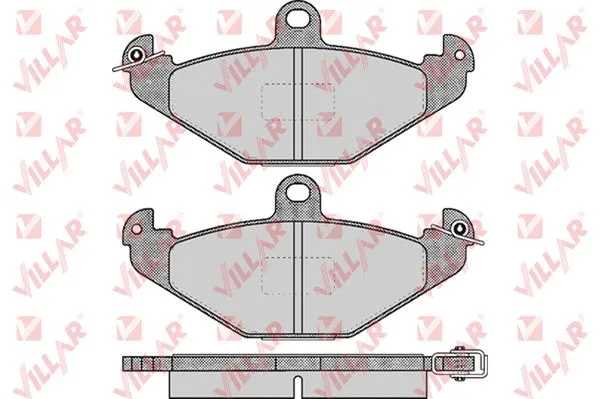 Brake Pad Set, disc brake (626.0427)
