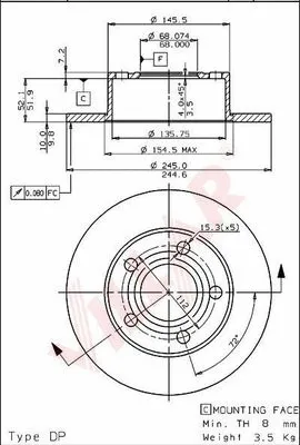 Brake Disc (628.1773)