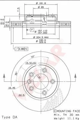 Brake Disc (628.2182)
