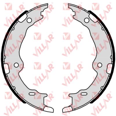 Brake Shoe Set, parking brake (629.C206)