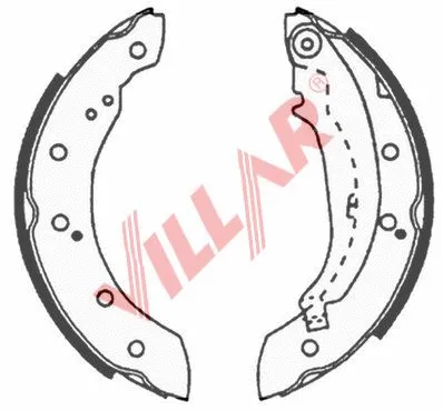 Brake Shoe Set (629.0643)