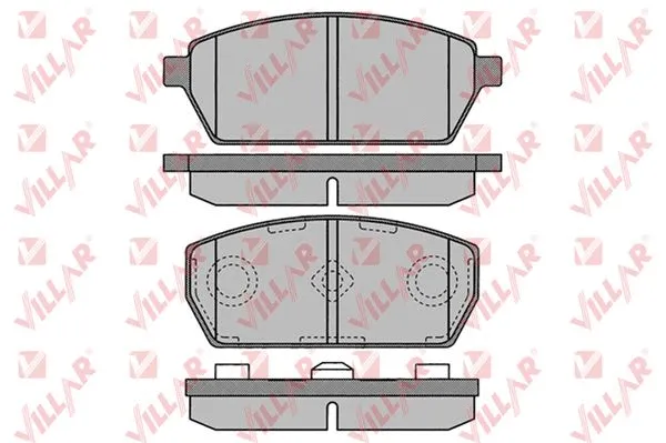 Brake Pad Set, disc brake (626.0936)