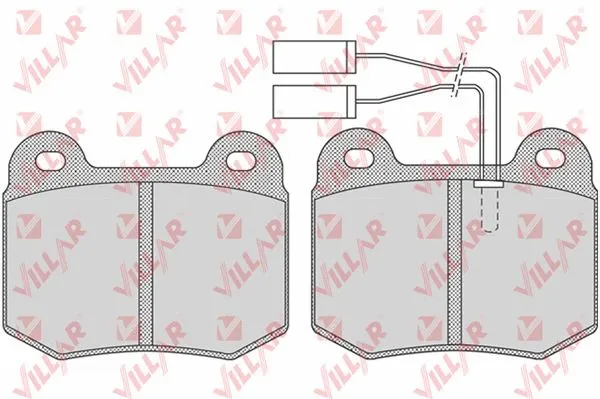 Brake Pad Set, disc brake (626.0732)