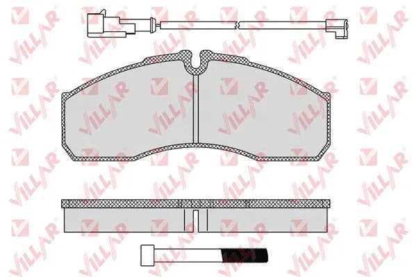 Brake Pad Set, disc brake (626.1109B)