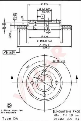Brake Disc (628.1915)