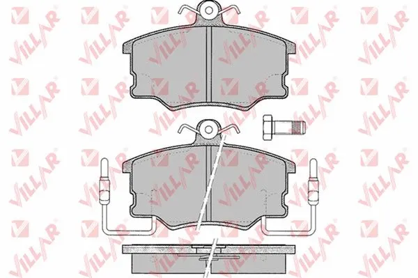 Brake Pad Set, disc brake (626.0098)