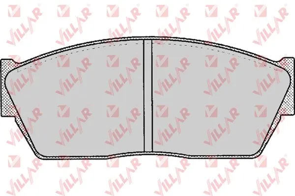 Brake Pad Set, disc brake (626.0186)