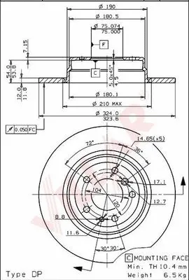 Brake Disc (628.1452)