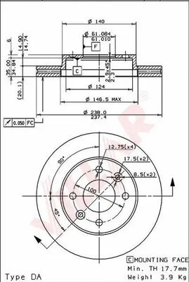 Brake Disc (628.0534)