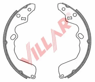 Brake Shoe Set (629.0806)