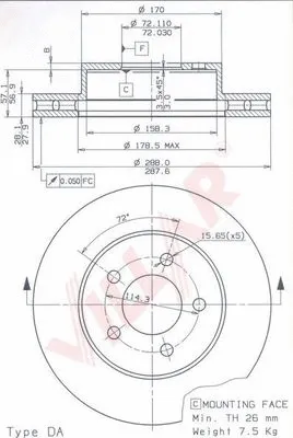 Brake Disc (628.1863)