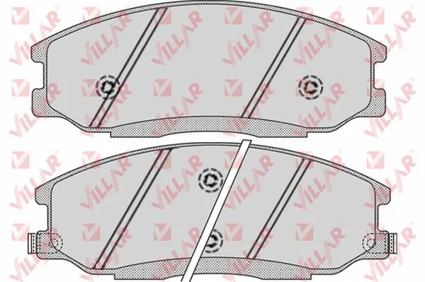 Brake Pad Set, disc brake (626.0859)