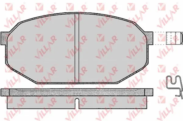 Brake Pad Set, disc brake (626.0198)