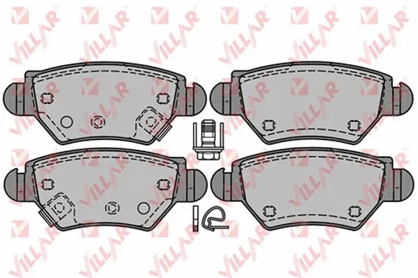 Brake Pad Set, disc brake (626.1227)