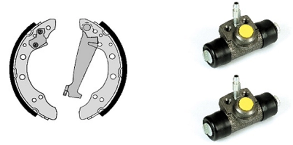 Brake Shoe Set (608.8004)
